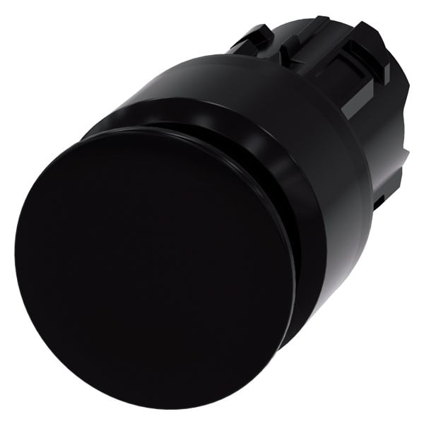 SIEMENS SIE3SU10001AA100AA0 PULS. FUNGO NERO SBLOCCO TRAZIONE 30MM