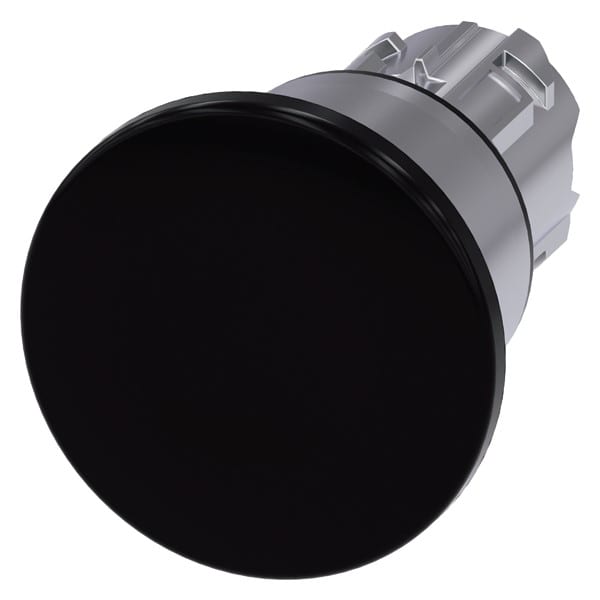 SIEMENS SIE3SU10501BA100AA0 PULS. FUNGO NERO SBLOCCO TRAZIONE 40MM