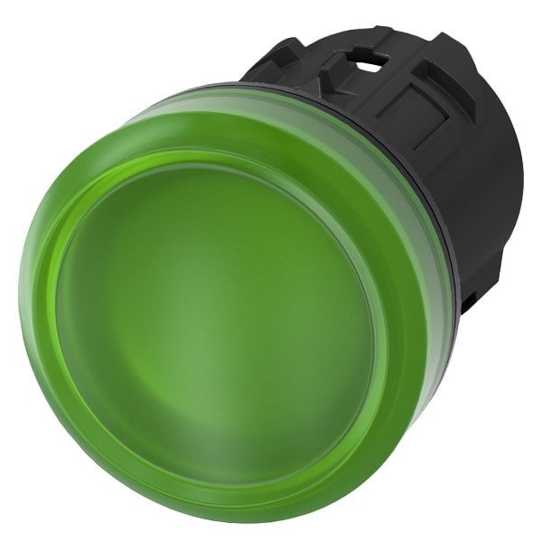 SIEMENS SIE3SU10016AA400AA0 INDICATORE LUM.VERDE LENTE LISCIA