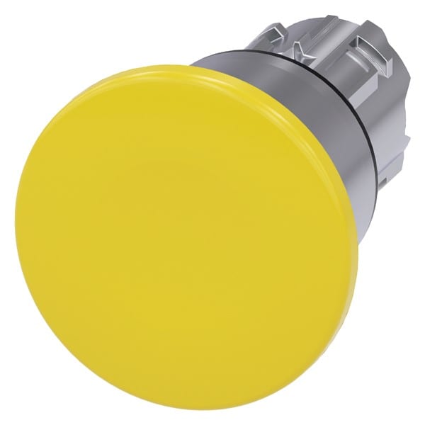 SIEMENS SIE3SU10501BA300AA0 PULS.FUNGO GIALLO SBLOC TRAZIONE 40MM ME