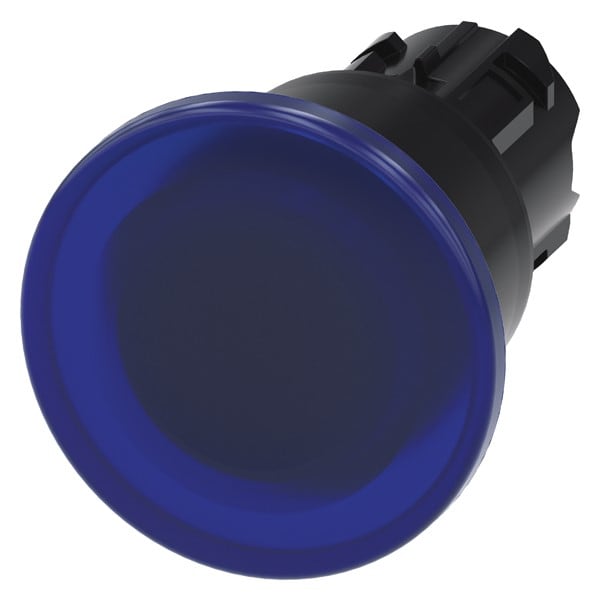 SIEMENS SIE3SU10011BA500AA0 PULS.LUM.FUNGO BLU SBLOC. TRAZ. 40MM