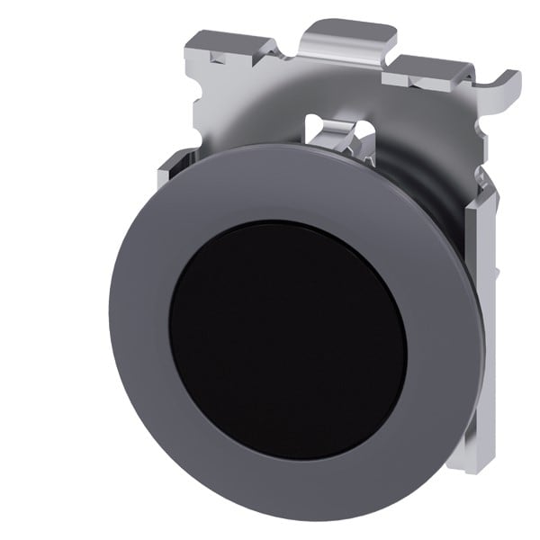 SIEMENS SIE3SU10600JA100AA0 PULS. PIATTO PASSO-PASSO NERO 30MM