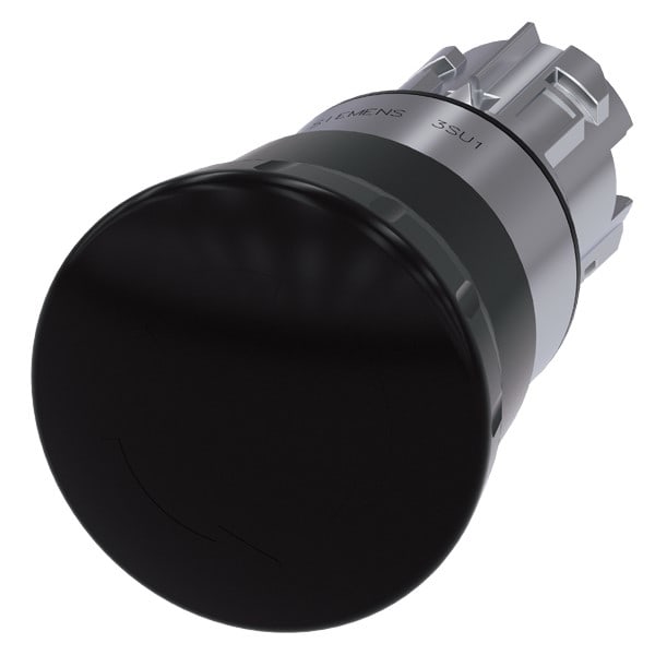 SIEMENS SIE3SU10501HB100AA0 PULS. FUNGO NERO ROTAZIONE 40MM