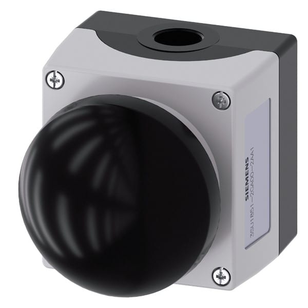 SIEMENS SIE3SU18512GA002AA1 PULSANT.MET. FUNGO NERO AMPIA SUP. 1NO