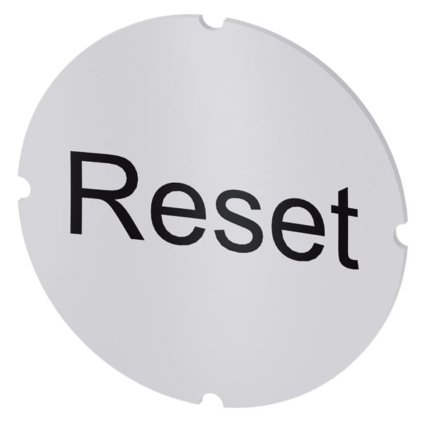 SIEMENS SIE3SU19000AB710DU0 INSERTO TRASP. X PULS. SCRITTA RESET