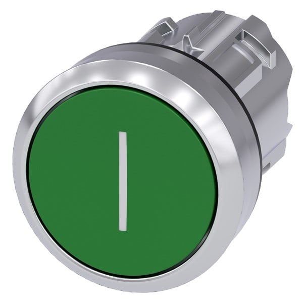 SIEMENS SIE3SU10500AB400AC0 PULS. PIATTO VERDE SCRITTA I