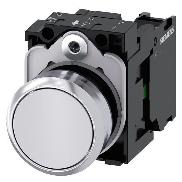 SIEMENS SIE3SU11500AB601BA0 PULS. PIATTO BIANCO 1NA