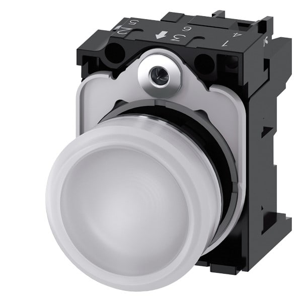 SIEMENS SIE3SU11536AA601AA0 IND.LUM.BIANCO LENTE LISCIA LED 110V AC