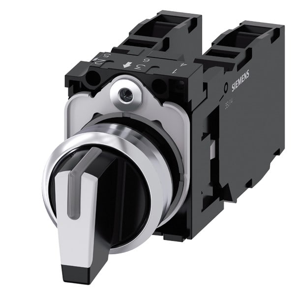 SIEMENS SIE3SU11502BM601LA0 SEL.LUM MET BIA MOMENT.3P 2X(1NO+1NC) VI