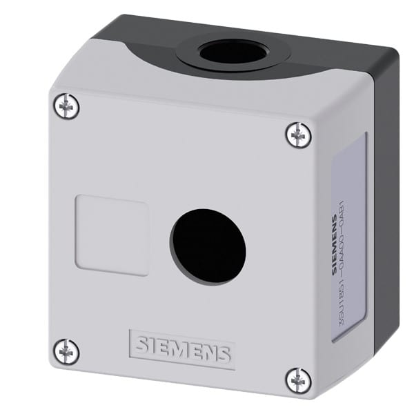 SIEMENS SIE3SU18510AA000AB1 PULSANT. VUOTA GRIGIA 1 FORO SENZA COLL