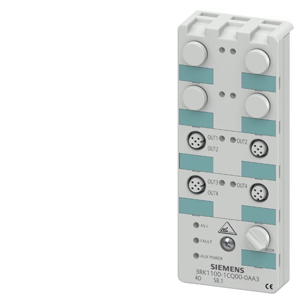 SIEMENS SIE3RK11001CQ000AA3 MODULO AS-I 4A IP67 COMPATTO