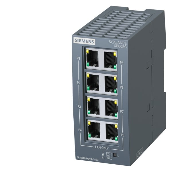 SIEMENS SIE6GK50080GA101AB2 SIMATIC NET SCALANCE XB008G