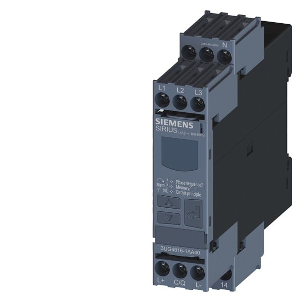SIEMENS SIE3UG48161AA40 RELE CONT.RETI.TRIF. 90-400V X IO-LINK
