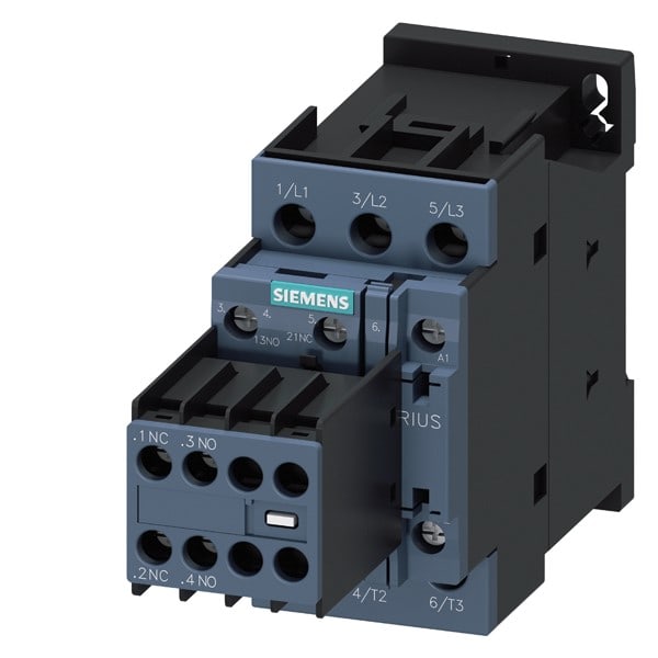 SIEMENS SIE3RT20271AG24 CONT15KW,2L,2R,AC 110V 50-60HZ,S0 VT