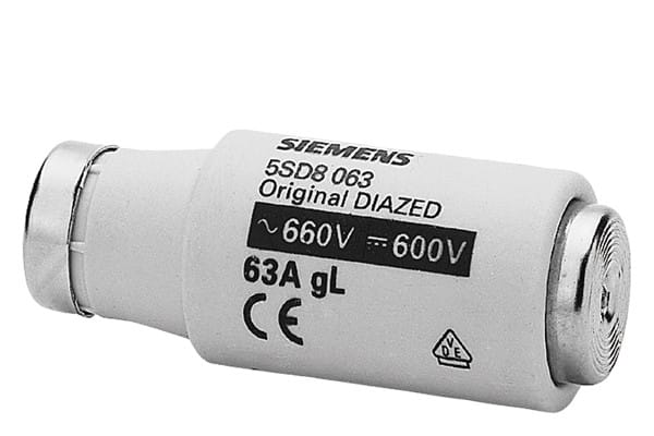 SIEMENS SIE5SD8063 DIA.DIII GL/GG E33 63A RA.690/600VCA/CC
