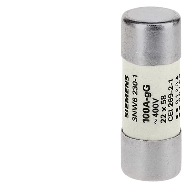 SIEMENS SIE3NW62301 FUSIBILE CILINDRICO 22X58 100A GG