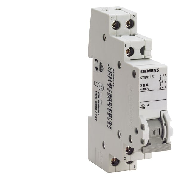SIEMENS SIE5TE8113 INT. COM. 20A 400VCA 3P 1UM, ACC.