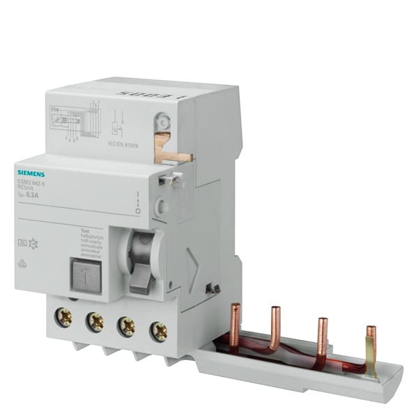 SIEMENS SIE5SM26426 BLOCCO DIFF. 4P 40A 0,3A TIPO A X 5SY