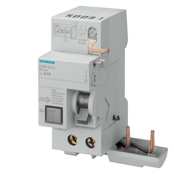 SIEMENS SIE5SM26226 BLOCCO DIFF. 2P 40A 0,3A TIPO A X 5SY
