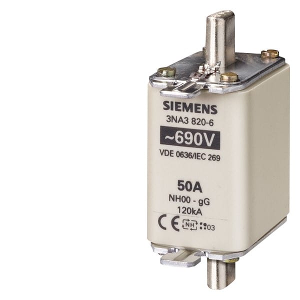 SIEMENS SIE3NA38206 FUS. NH GL/GG GR.00 690VCA 50A