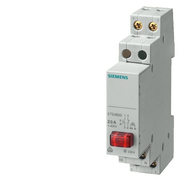 SIEMENS SIE5TE4820 PULSANTE LUM. 1NA/1NC 20A 400VCA 1UM
