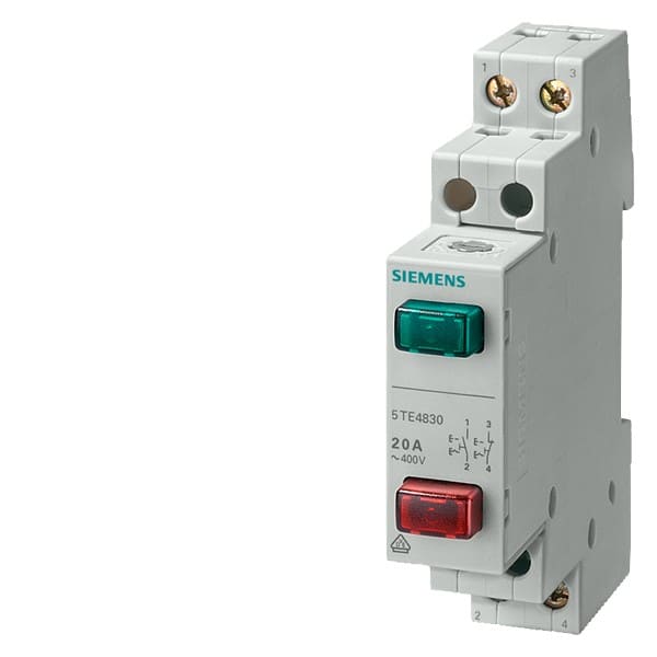 SIEMENS SIE5TE4830 PULS.2 TASTI 1NA+1NC 20A 400VCA 1UM