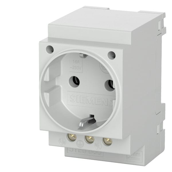 SIEMENS SIE5TE6800 PRESA SCHUKO 2P+T 16A 230V 2,5UM P=55MM