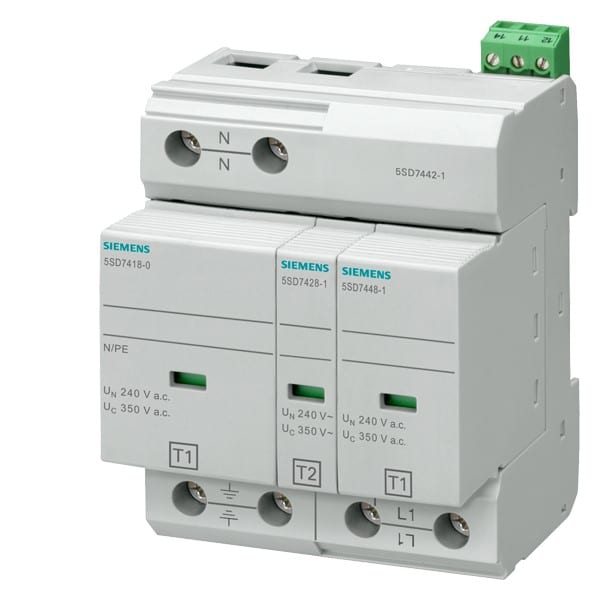SIEMENS SIE5SD74421 SCARICAT.COMB. T1+2, 2P TT,TN-S 100K