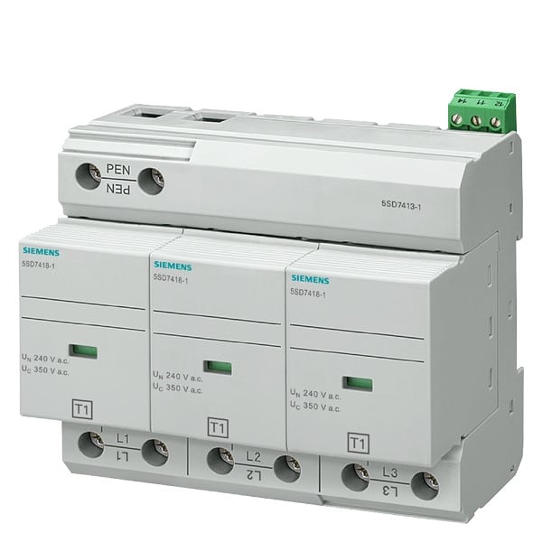SIEMENS SIE5SD74131 SCARICATORE T1 3P TN-C 75KA CS 6UM