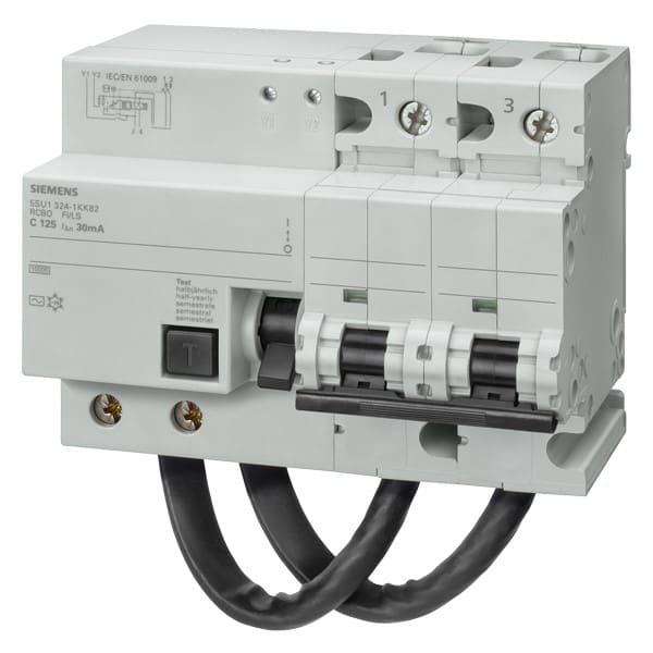 SIEMENS SIE5SU13241KK82 MTD 2P C125 ICN10KA ICU20KA TIPO AC 30MA