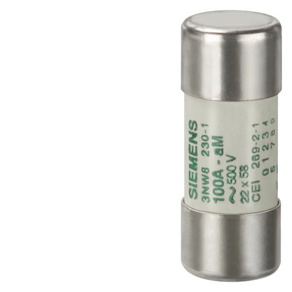 SIEMENS SIE3NW82301 FUSIBILE CILINDRICO 22X58 100A AM