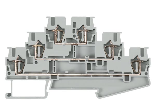 SIEMENS SIE8WH20300AF00 MORSETTO A MOLLA A 3 LIV.2,5MMQ,GRIGIO