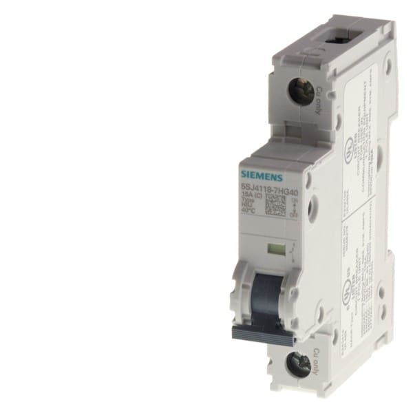 SIEMENS SIE5SJ41187HG40 INT. MT UL489 1P C 15A 15KA 240VCA