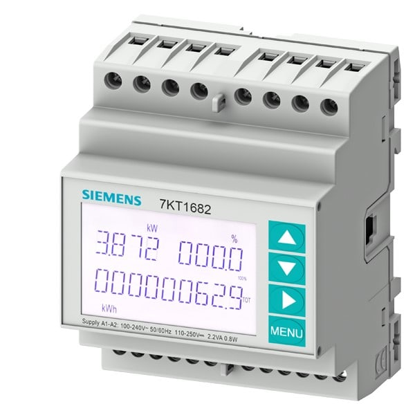 SIEMENS SIE7KT1682 PAC1600 MULTIMETRO GUIDA DIN MODBUS