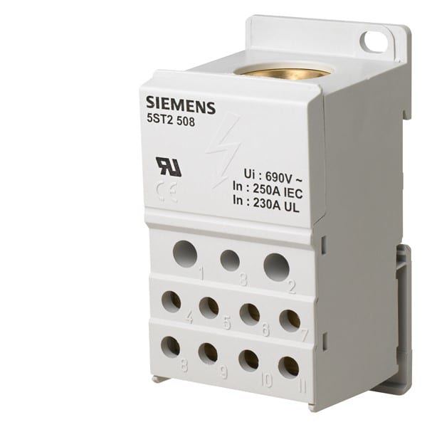 SIEMENS SIE5ST2508 BLOCCO DISTRIB. MOD. 1POLO 250A
