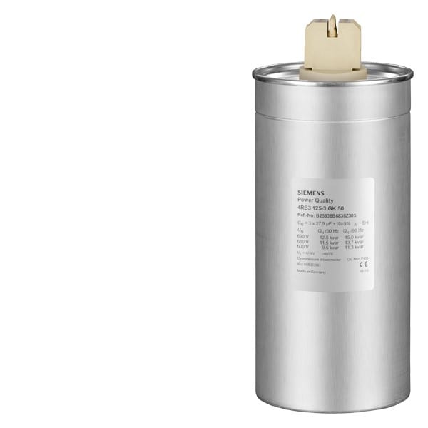 SIEMENS SIE4RB20153FC50 COND TRIF 1,5KVAR 525V 50HZ SOFT RESINA