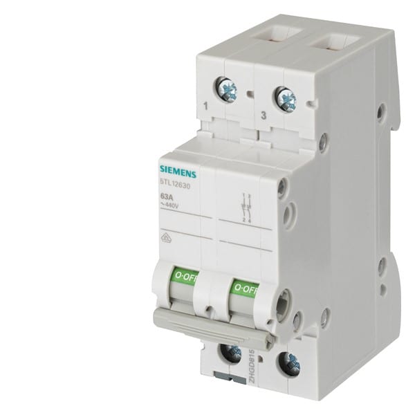 SIEMENS SIE5TL12630 INT.MAN-SEZ 2P 63A 400VCA ACC.CA 2UM