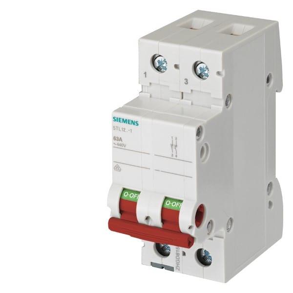 SIEMENS SIE5TL12911 INT.MAN-SEZ 2P100A 400VCA A.CA L.ROS.2UM