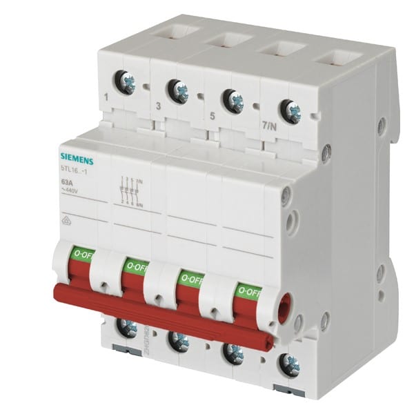 SIEMENS SIE5TL16631 INT.MAN-SEZ3P+N63A 400VCA A.CA L.ROS.4UM