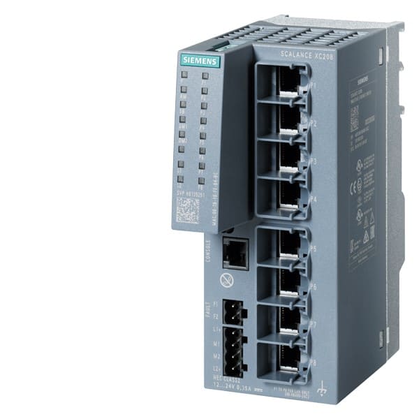 SIEMENS SIE6GK52080BA002AC2 SIMATIC NET SCALANCE XC208