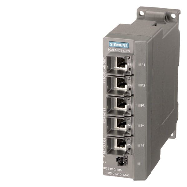 SIEMENS SIE6GK50050BA101AA3 SIMATIC NET SCALANCE X005