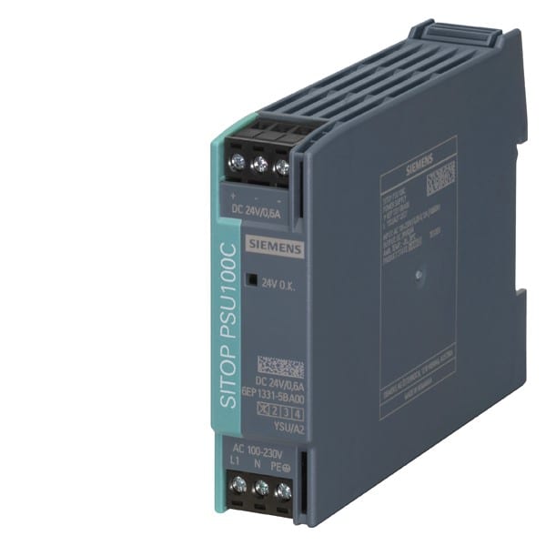 SIEMENS SIE6EP13315BA00 SITOP PSU100C 1ACDC DC24V 0.6A
