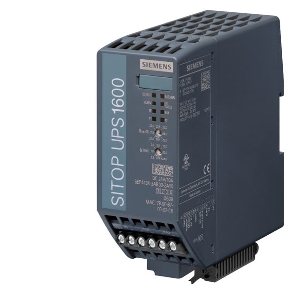 SIEMENS SIE6EP41343AB002AY0 SITOP UPS1600 24V/10A ETHERN/PROFIN.
