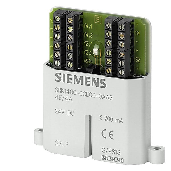 SIEMENS SIE3RK14000CE000AA3 MOD AS-I 4E-4A PIATTO CON MORSETTI