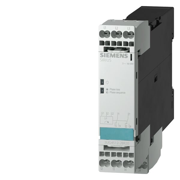 SIEMENS SIE3UG45122BR20 RELECONTR. FASE-SEQ. 3X 160-690V 2W C.C