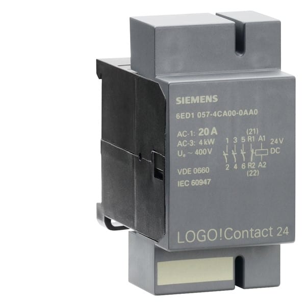 SIEMENS SIE6ED10574CA000AA0 LOGO! CONTACT MOD, DC 24V, 3NO/1NC