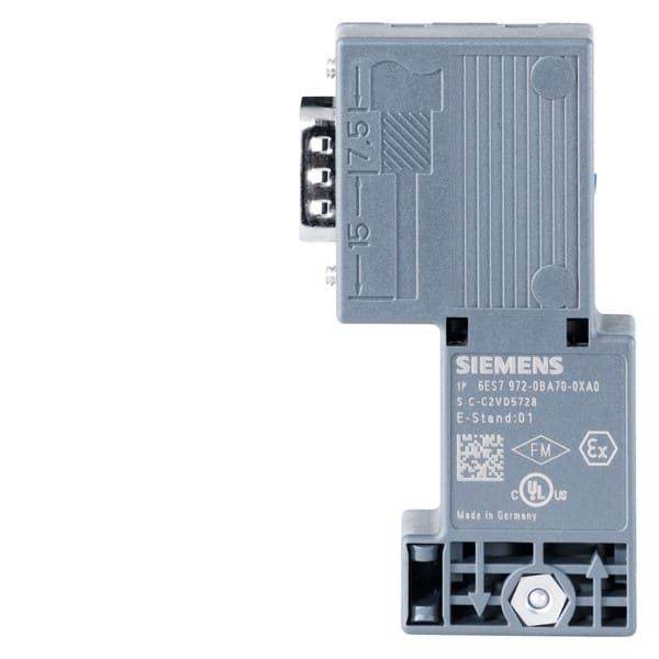 SIEMENS SIE6ES79720BA700XA0 PB CONNECTOR, 90 DEGREE, W/O PG SOCKET