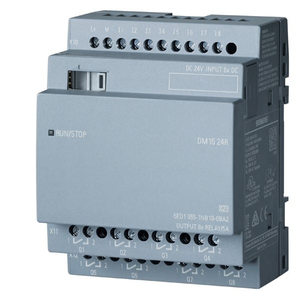 SIEMENS SIE6ED10551NB100BA2 LOGO! DM16 24R, EXP MODULE,