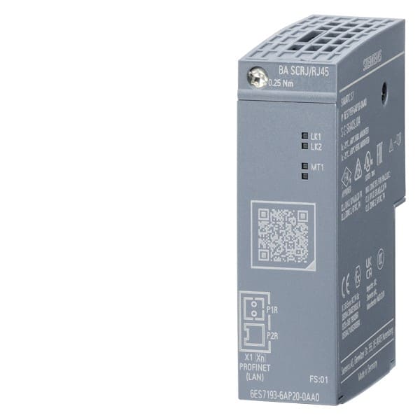 SIEMENS SIE6ES71936AP200AA0 ET 200SP, BUSADAPTER BA SCRJ/RJ45