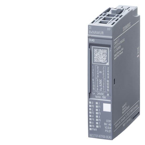 SIEMENS SIE6ES71316TF000CA0 ET 200SP, DI 8XNAMUR HF